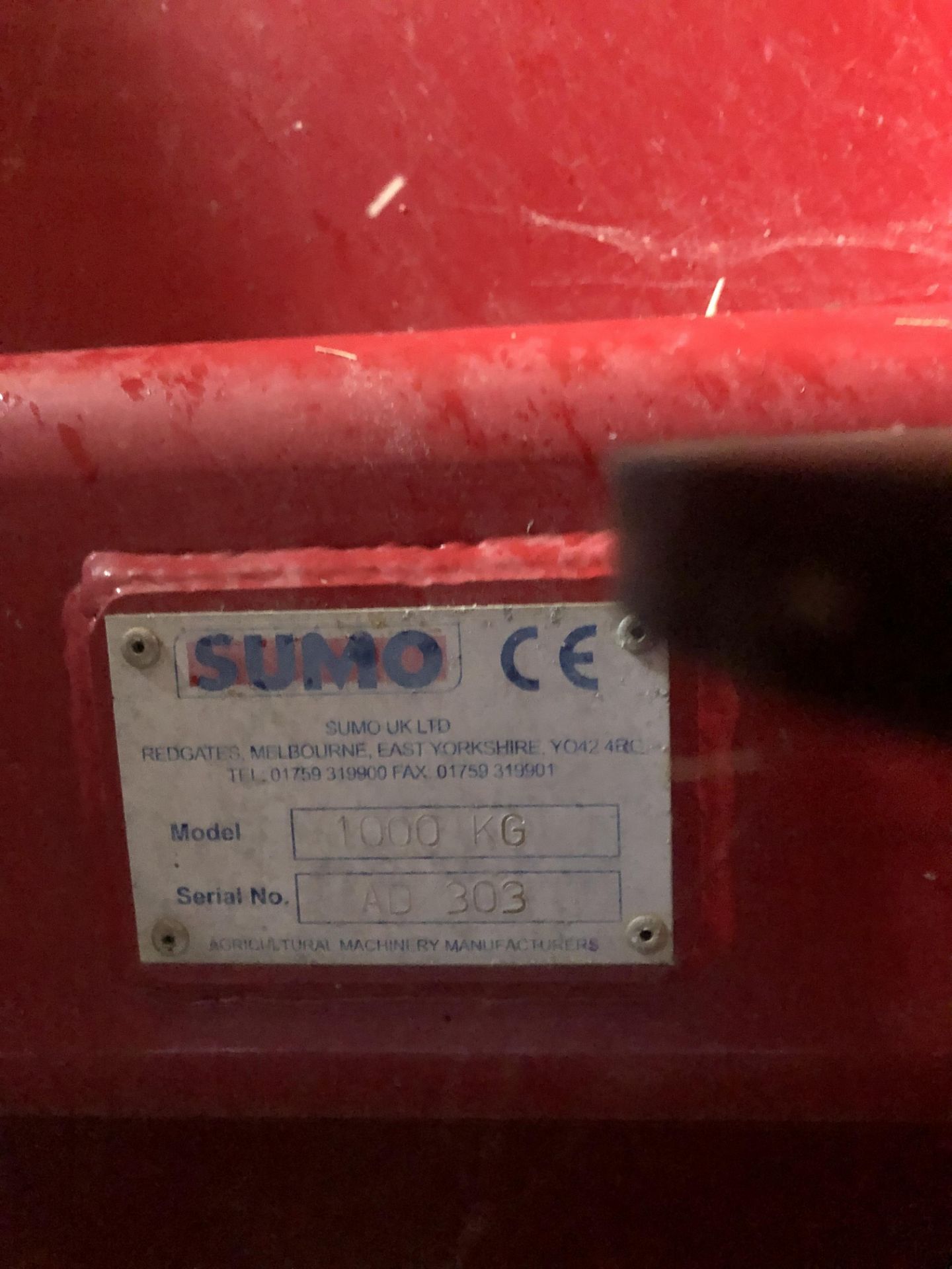 Sumo 1000kgs front mounted Weight Block c/w tool box (to fit the above). - Image 4 of 4