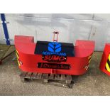 Sumo 1000kgs front mounted Weight Block c/w tool box (to fit the above).