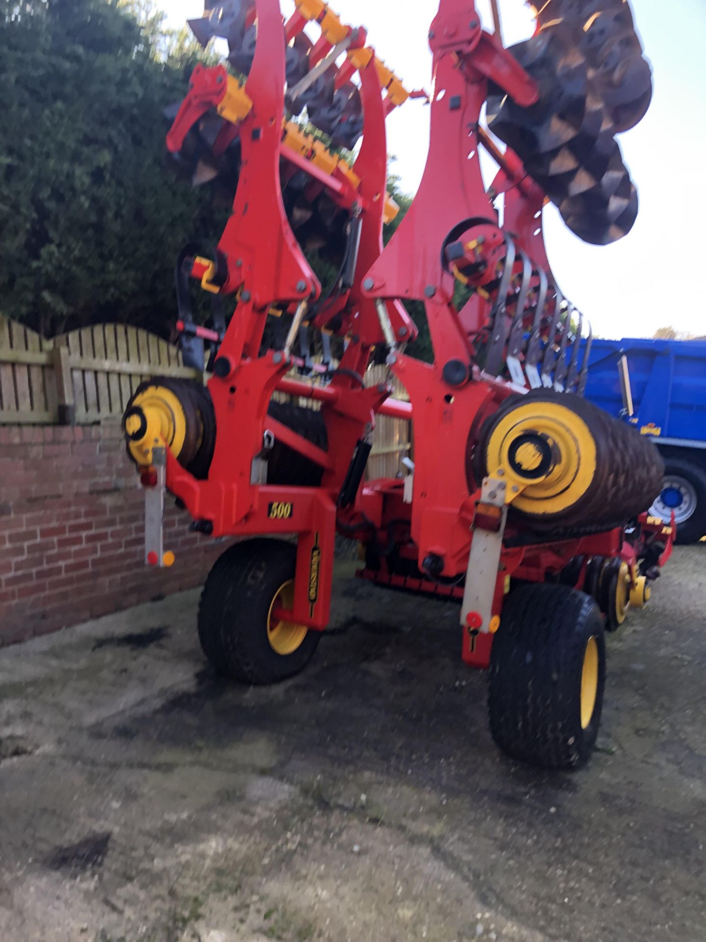 2014 Vaderstad CR 500 Carrier 5 metre combination Cultivator c/w crosscutter discs. Serial No. - Image 3 of 4