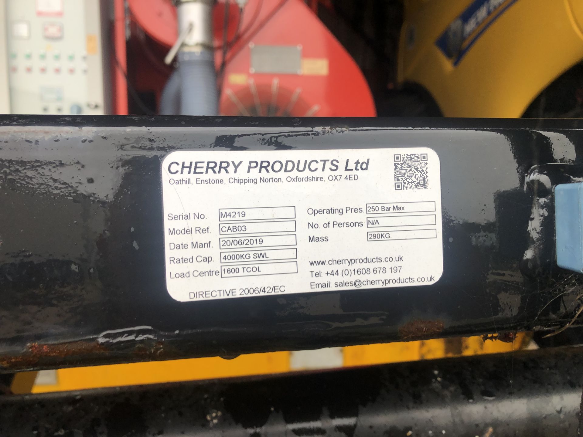 2019 Cherry Products big bag Lift c/w Ma - Image 3 of 3