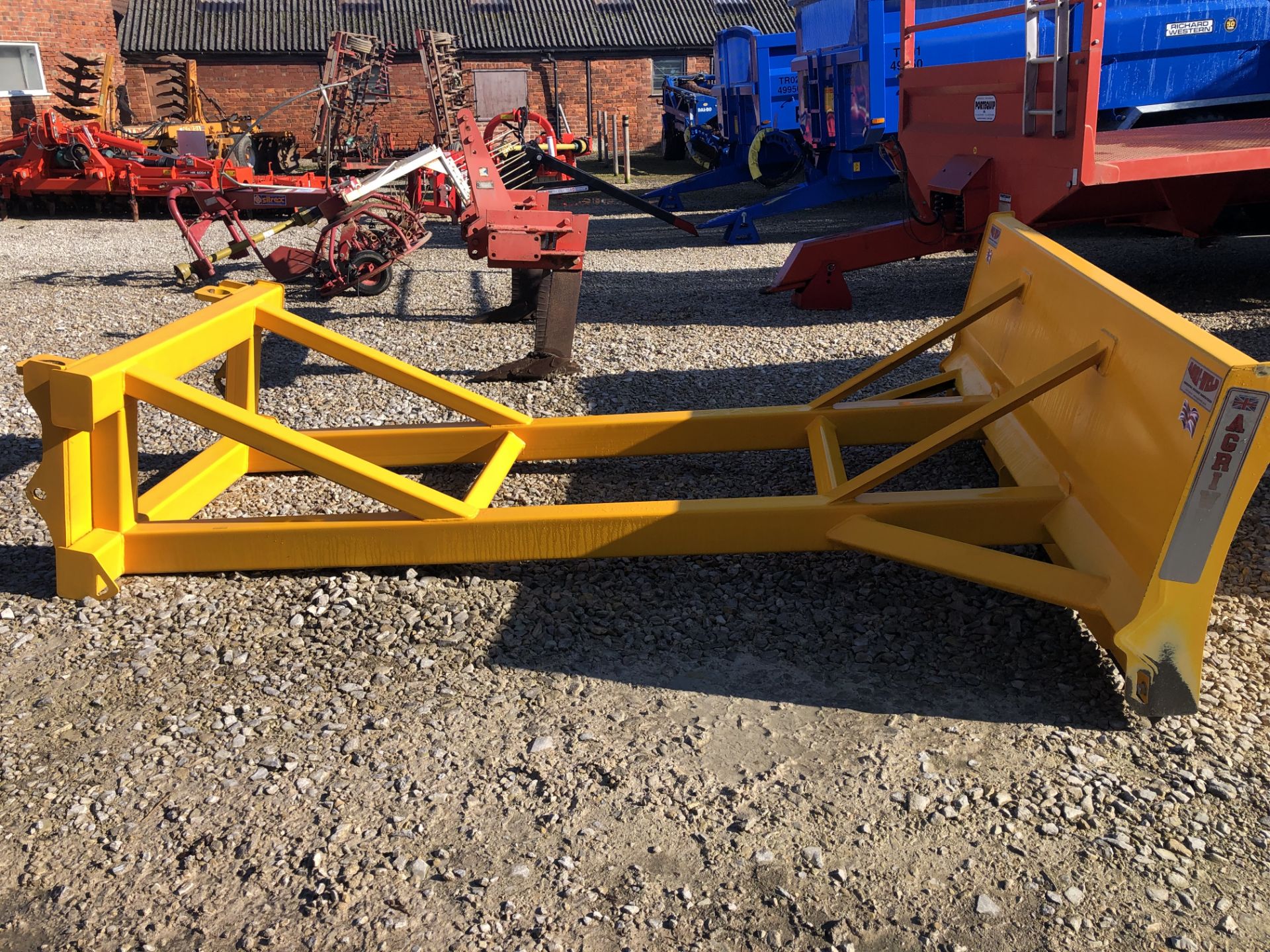 Agriweld 3m Grain Pusher. Serial No 1388