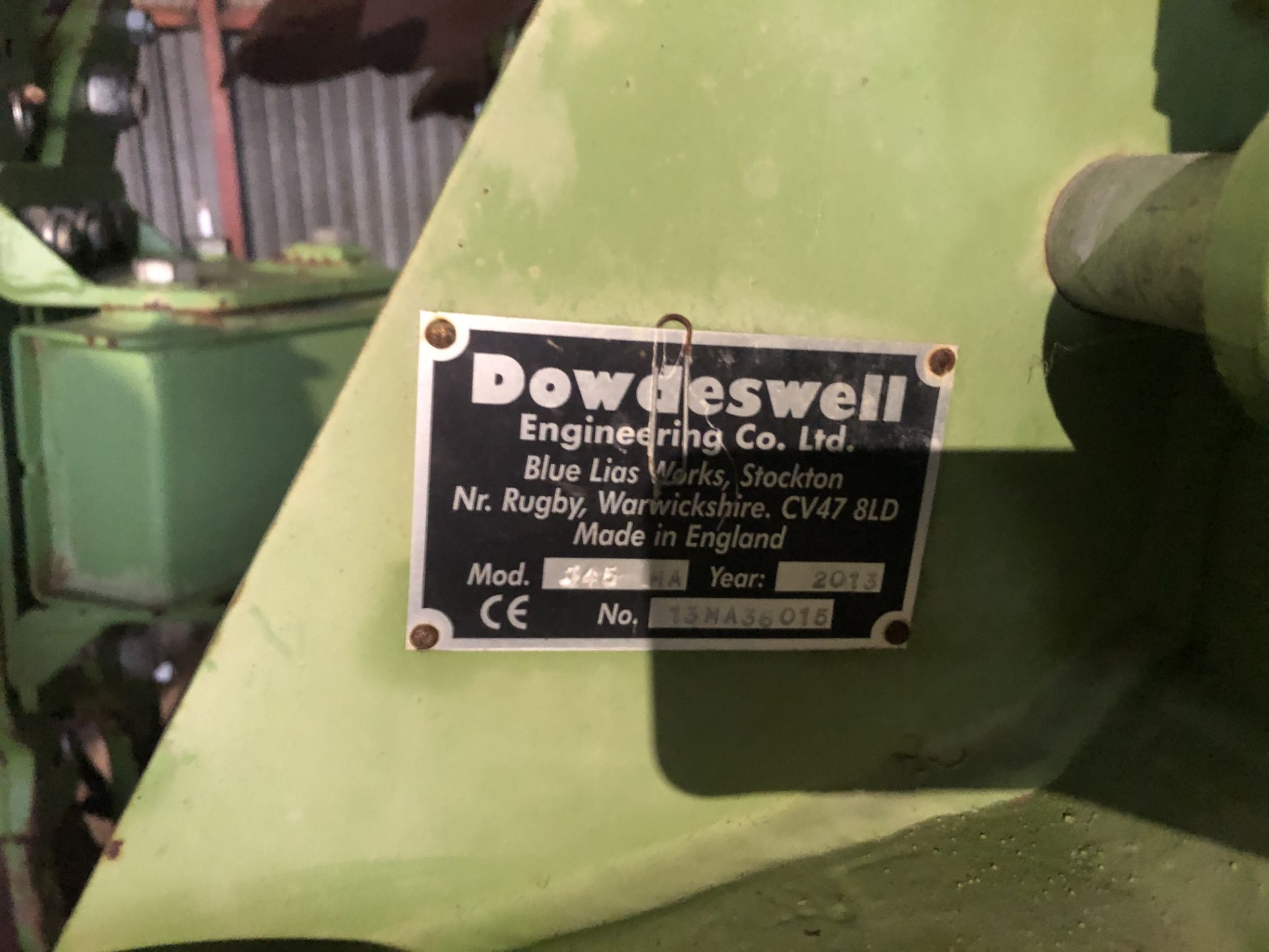 2013 Dowdeswell 145 Series MA 5 + 1 furr - Image 5 of 5