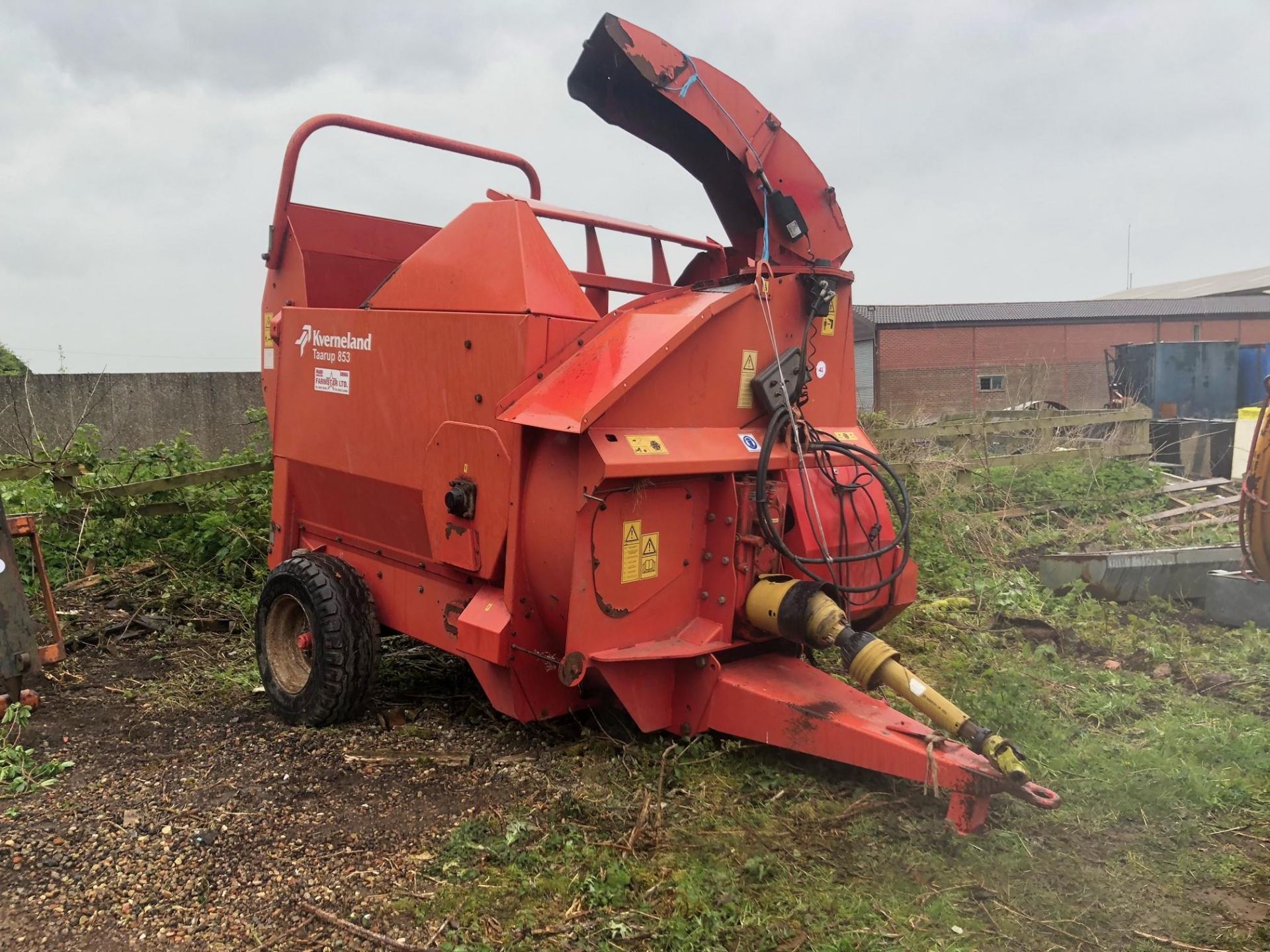 2009 Kverneland Taarup 853 bale Chopper/Bedding Up Machine