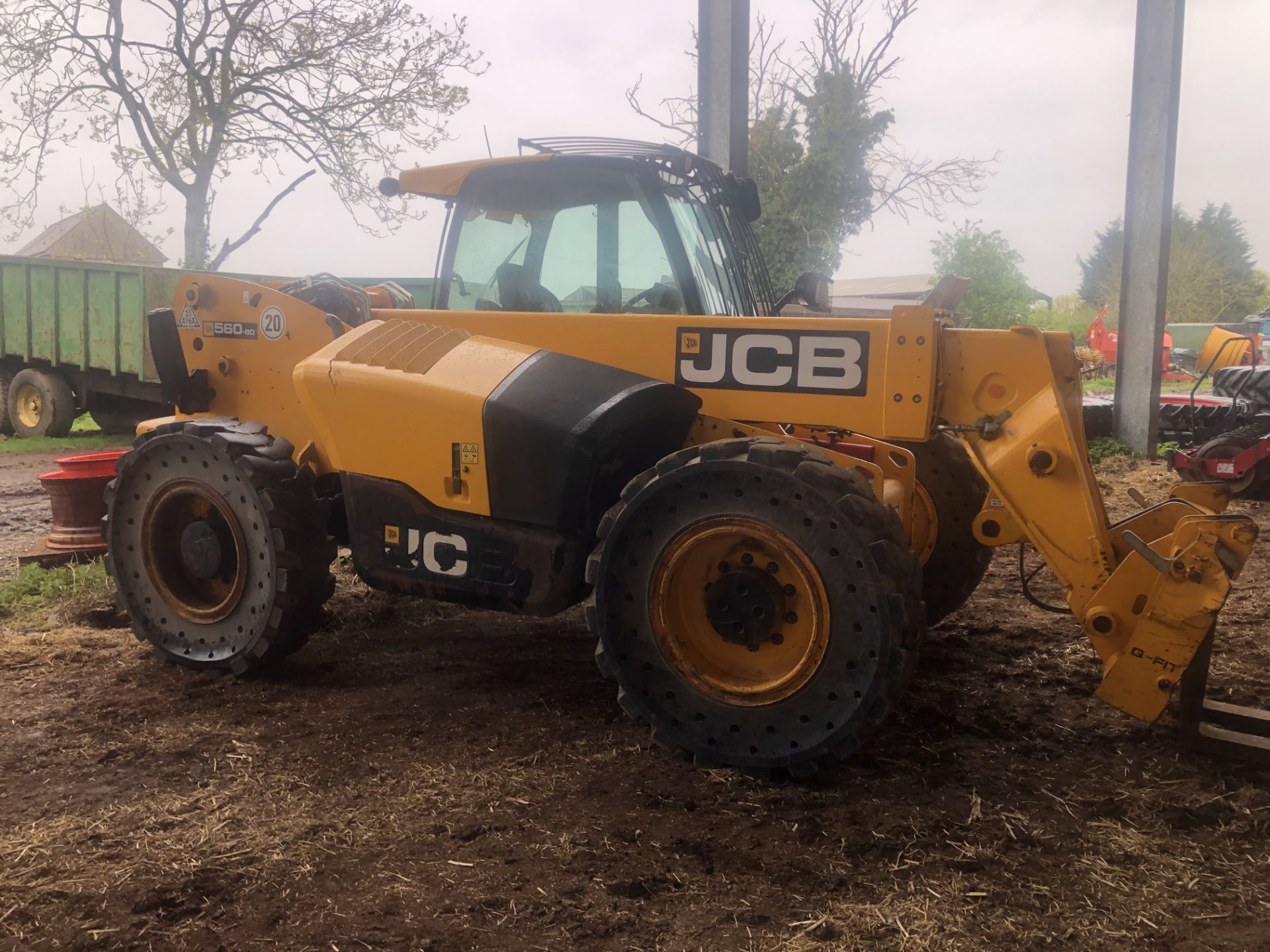JCB 560-80 Wastemaster four wheel drive & steer Telescopic Handler c/w air conditioned cab, 13.