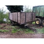 3 tonne wooden bodied single axle tipping Trailer