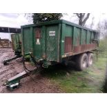 2009 Bailey 10T steel monocoque tandem axle tipping Trailer