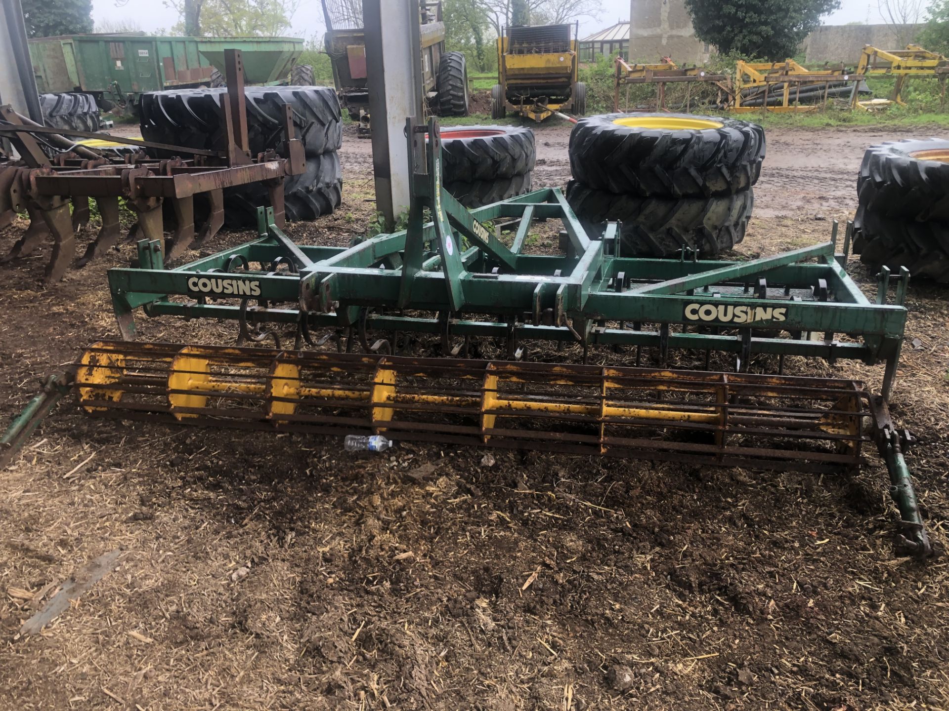 Cousins 10ft6" combi Cultivator c/w crumbler roller