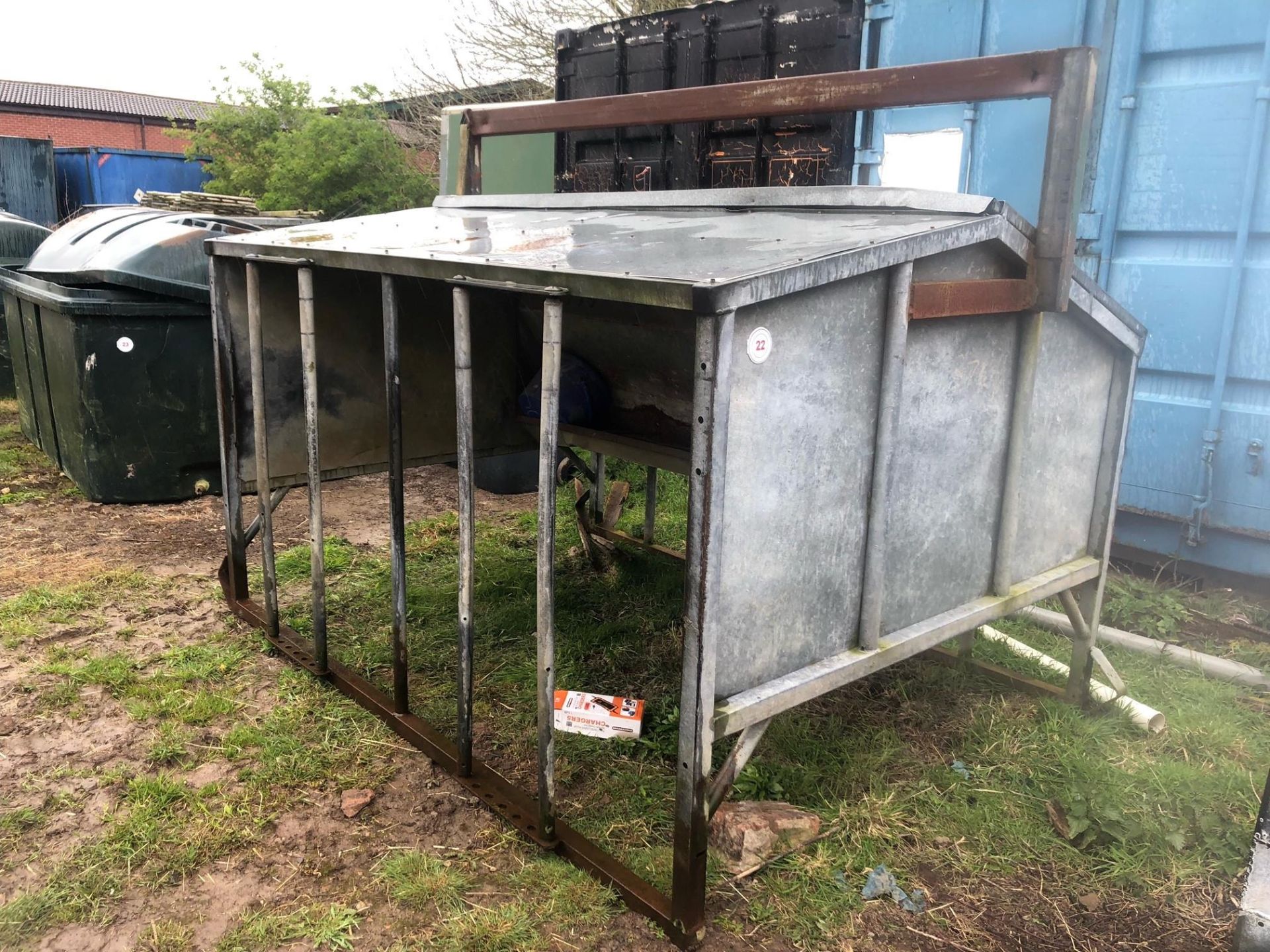 Galvanised calf Creep Feeder