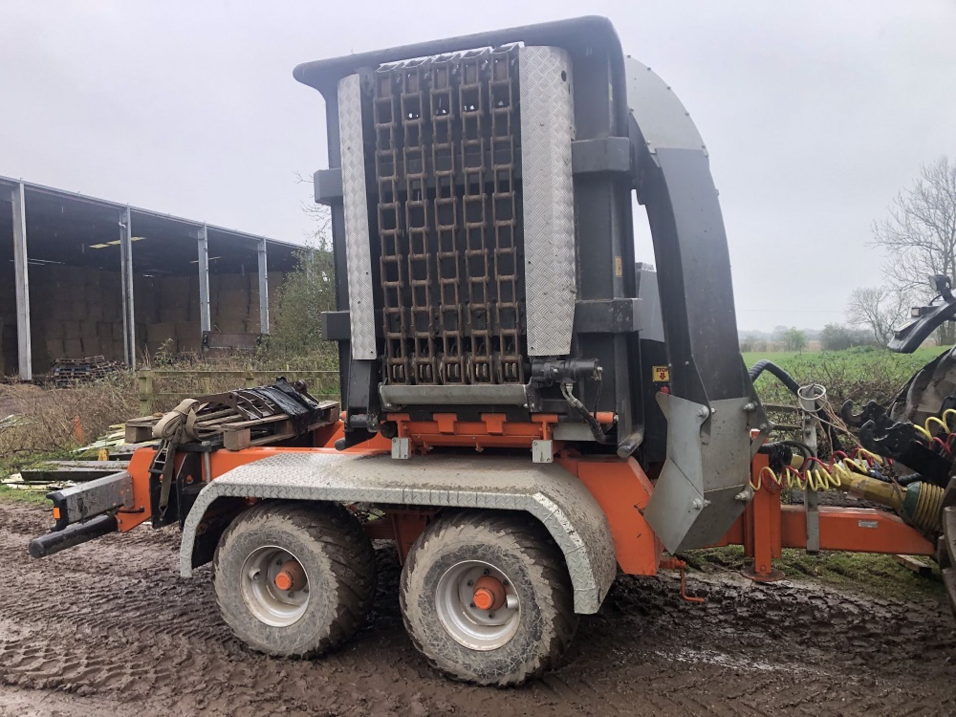 2019 Gandini Meccanica CT4075 trailed PTO driven Chipper c/w air & hydraulic brakes & remote - Image 2 of 3