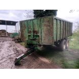 Ex lorry tandem axle tipping Trailer