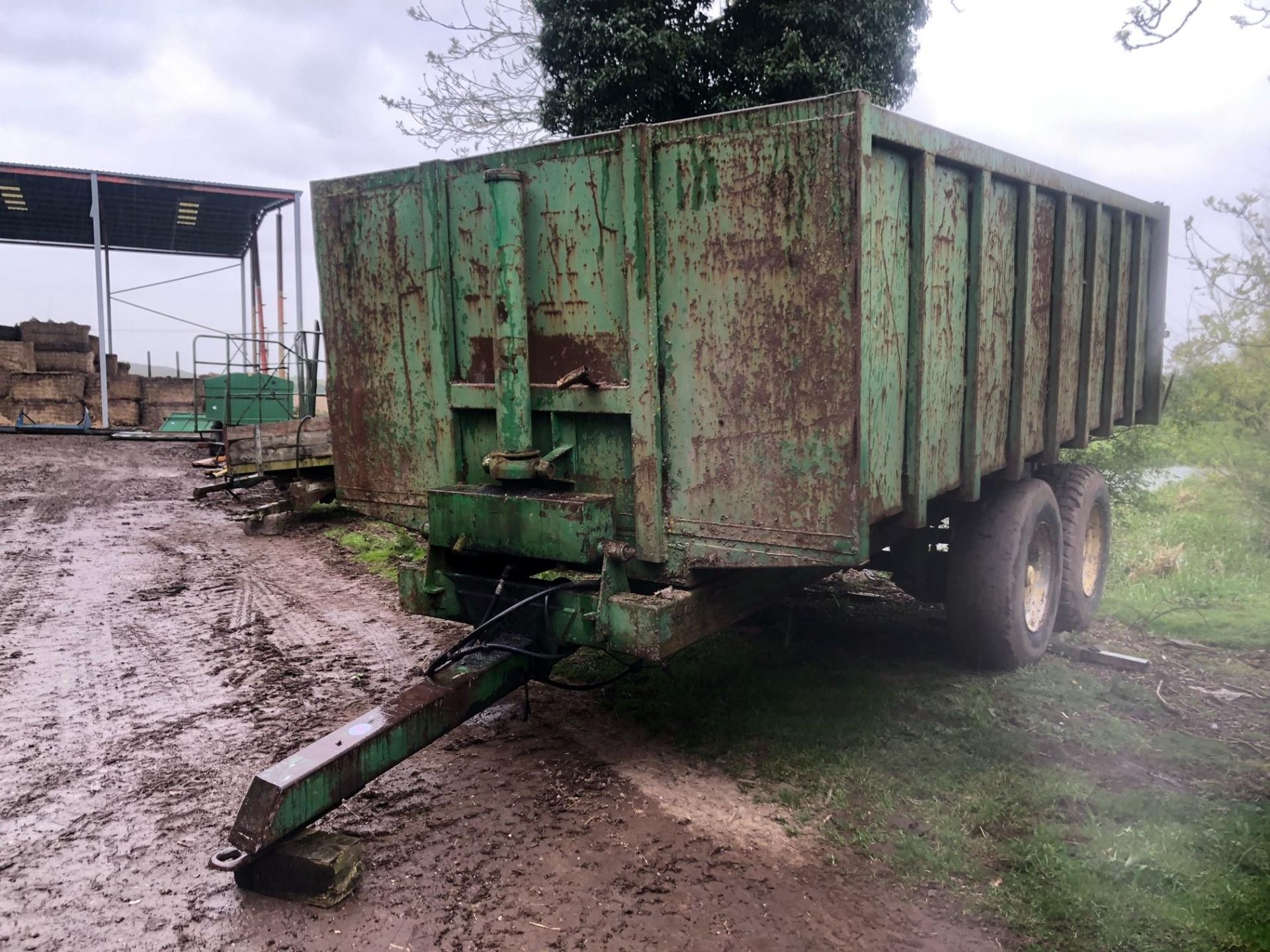 Ex lorry tandem axle tipping Trailer