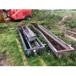 Selection of galvanised Troughs