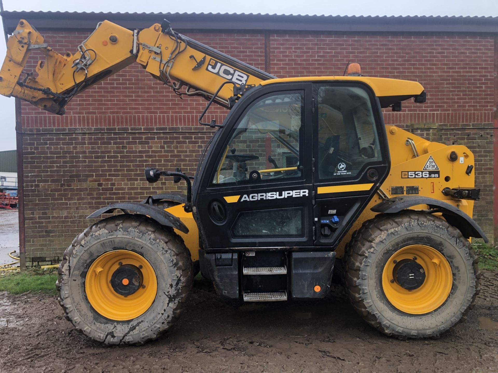 2020 JCB Agri Super 536-95 four wheel drive & steer Telescopic Handler c/w air conditioned cab, - Bild 2 aus 3