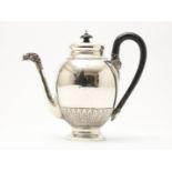 Silver empire coffee pot