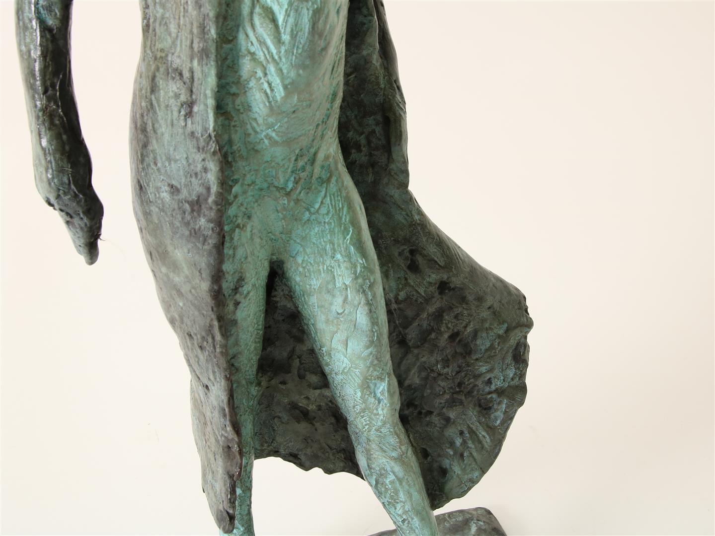 Saskia Pfaeltzer (1955-) 'The Watchman', bronze sculpture commissioned by International - Image 3 of 6