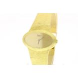 Yellow gold ladies wrist watch, Chopard