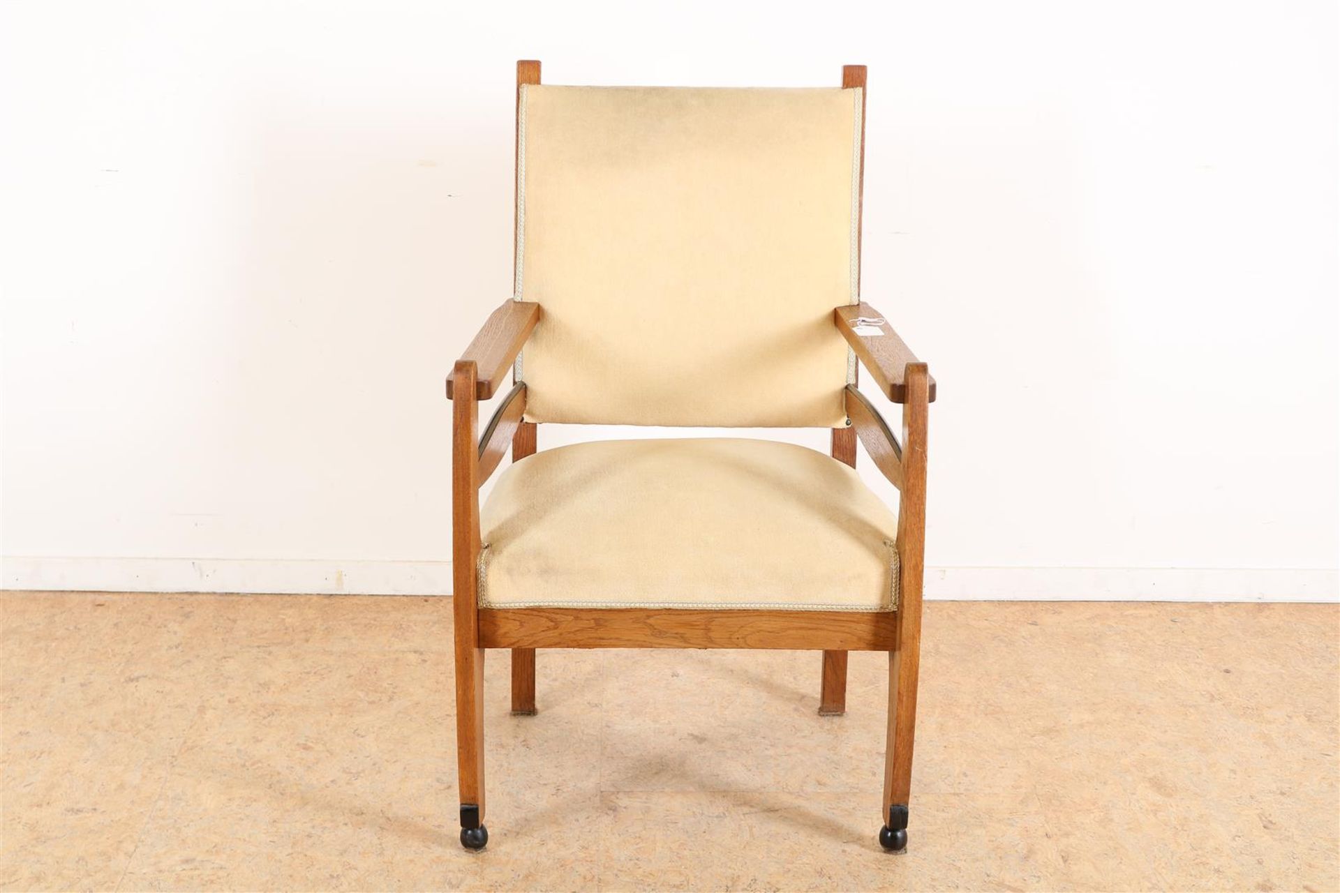 oak armchair