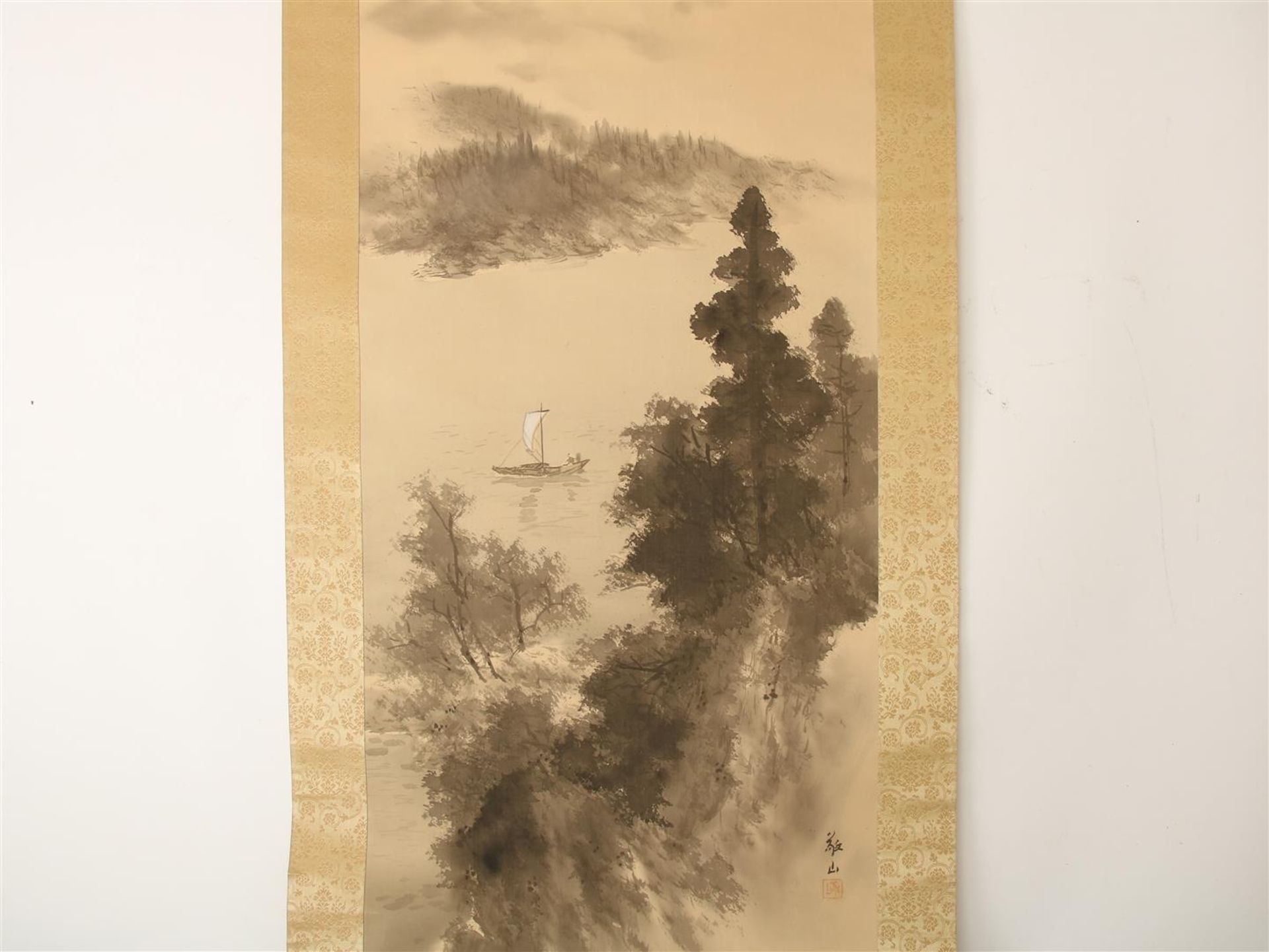 Scroll, Mount Fiji, Japan Meiji-period  - Bild 2 aus 3