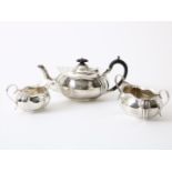 Silver tea set, England