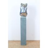 Judith Wiersema (1968-) Female torso, signed and dated 2007, AP, aluminum, H. 50 cm, including