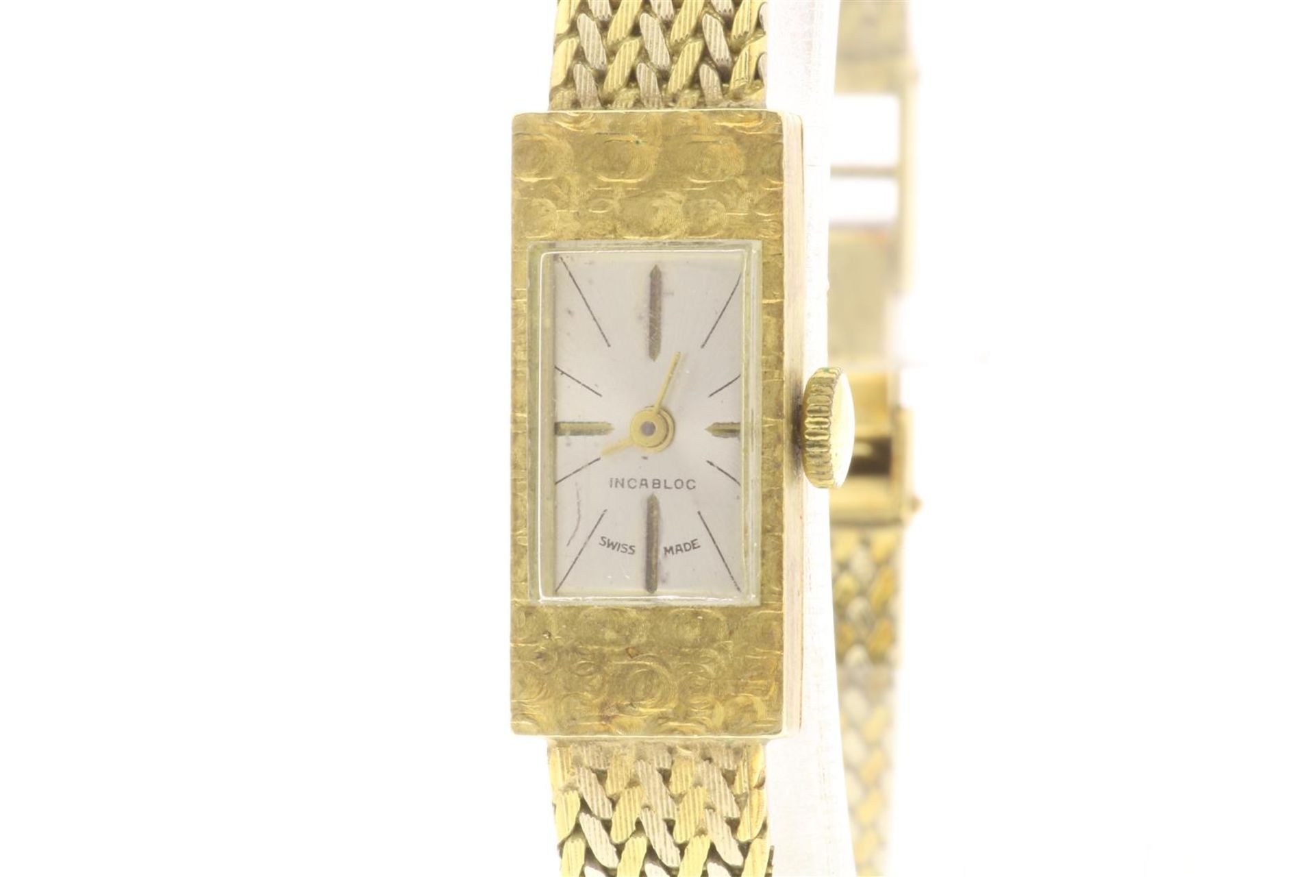 Yellow gold ladies wristwatch