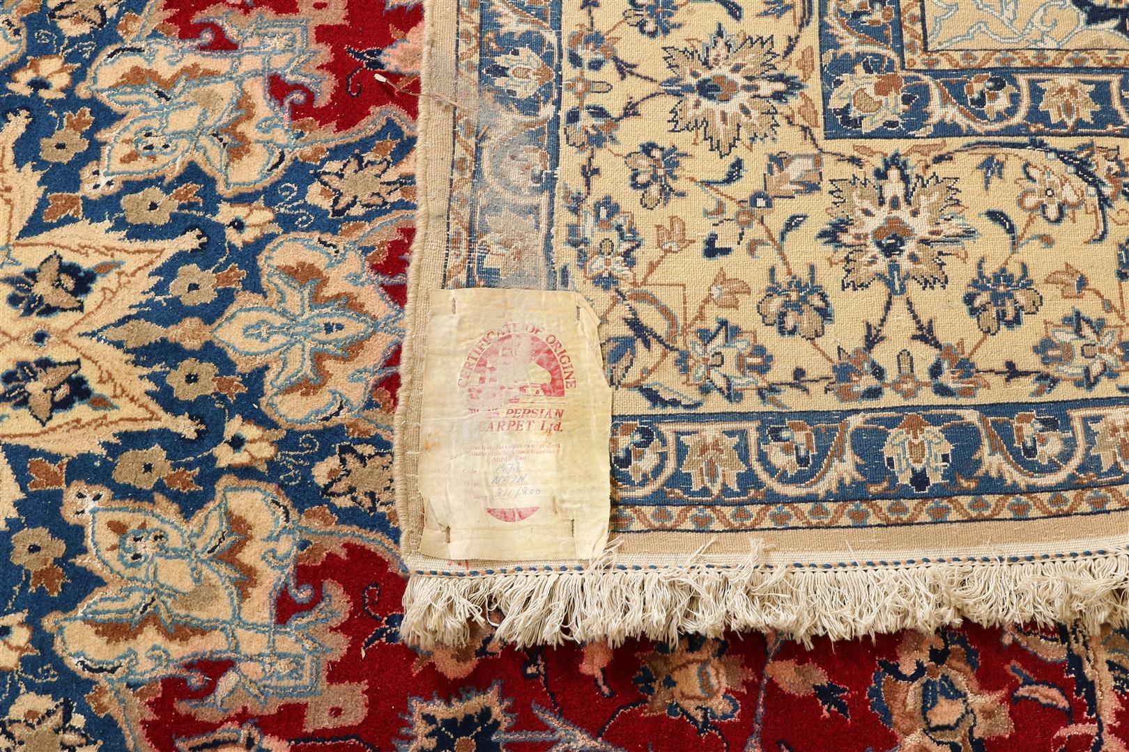 Carpet, Nain, 311 x 200 cm. - Image 3 of 3