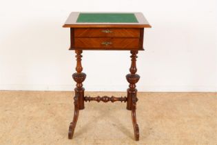 Mahogany sewing table