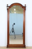 Mirror in mahogany frame, 19th century