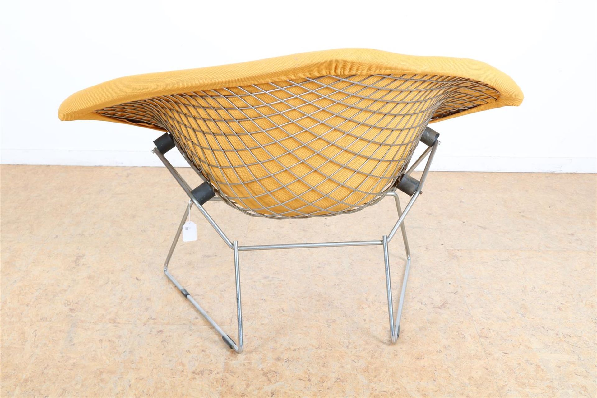 yellow design chair, Harry Bertoia for Knoll (1952). - Bild 3 aus 3