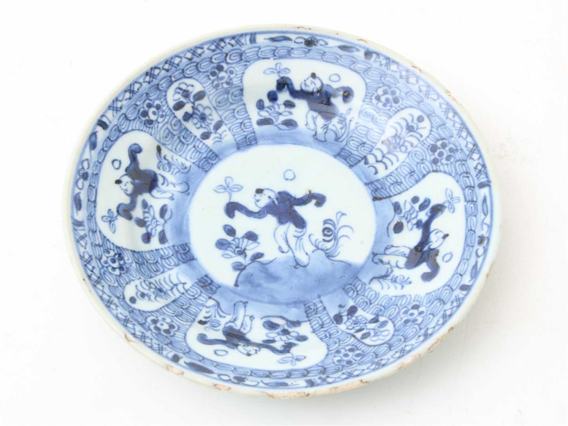 Series of 5 porcelain plates, China 19th century - Image 3 of 9