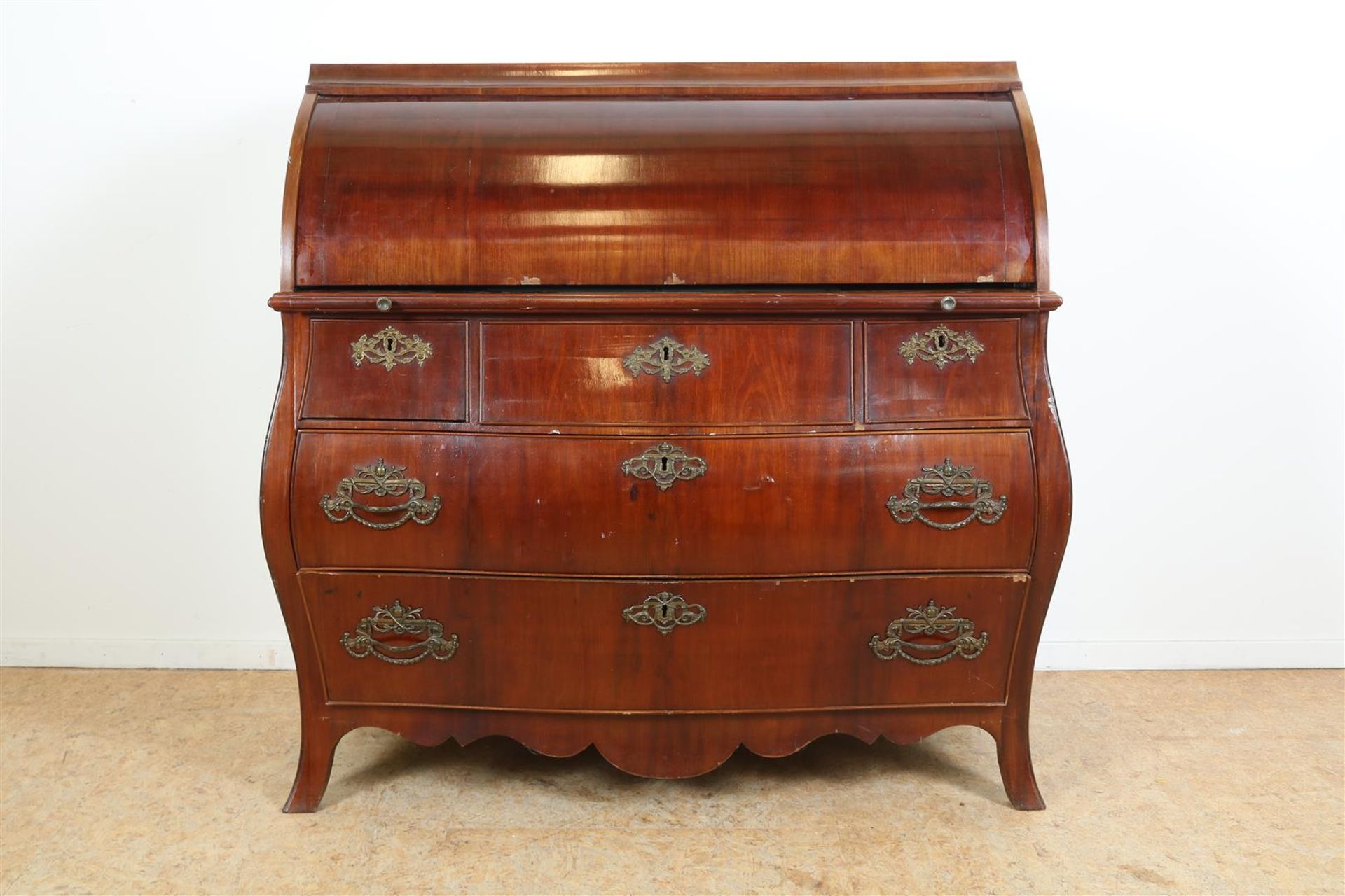 Mahogany Louis XVI cylinder desk 