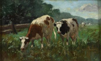 Verleur, Andries, Cows in the meadow