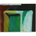 Modern composition, signed Kuypers top left and dated '88, oil on paper and canvas, 30 x 38 cm.