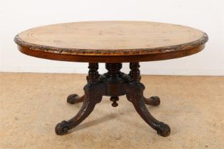 Walnut coffee table,19th century