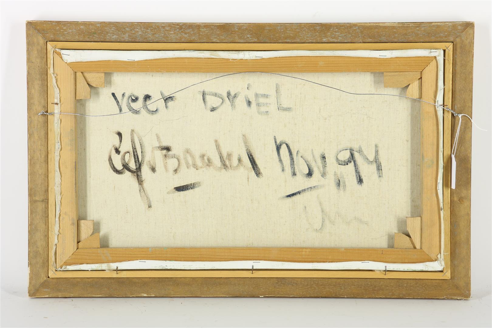 Eef van Brakel (1930-2014) View of Driel, signed lower left. Canvas 35 x 60 cm. - Image 4 of 4