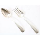 Silver serving cutlery