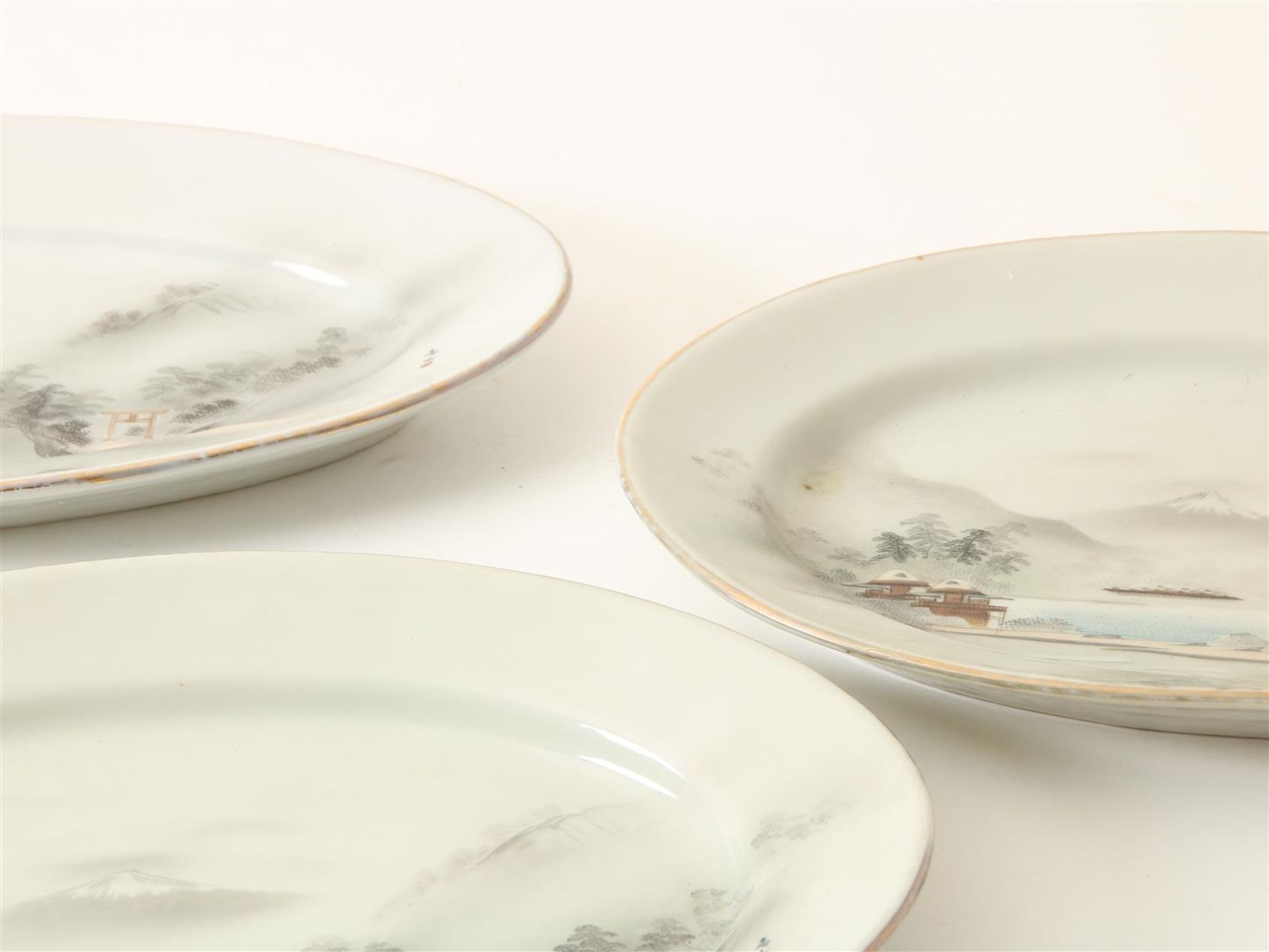 Set of 3 porslain plates, Meiji - Bild 3 aus 3