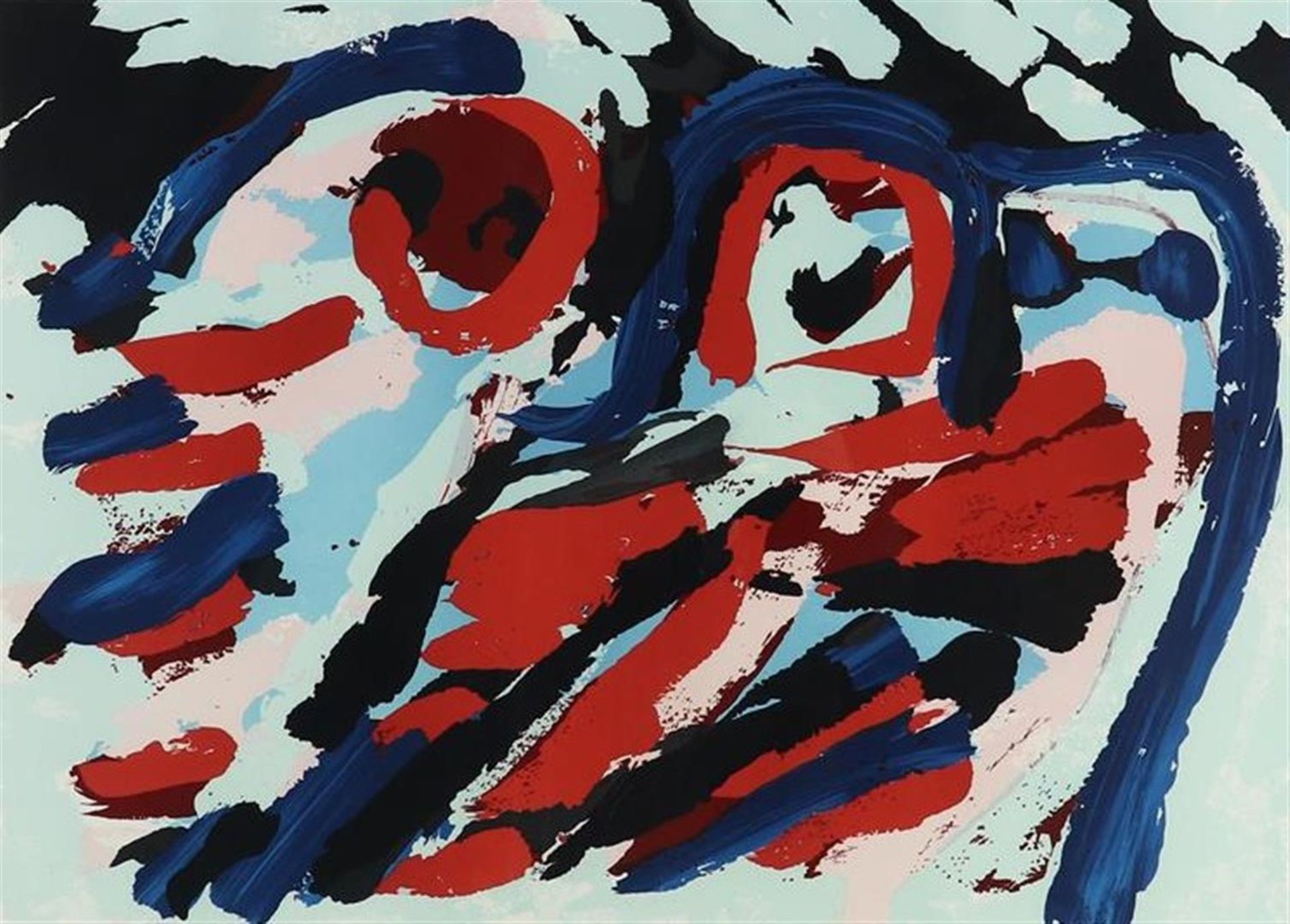 Karel Appel (1921-2006) Untitled, signed lower right, lithograph, 132/160 61x 80 cm.