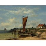 Koekkoek, Johannes Hermanus Barend. Beach scene.