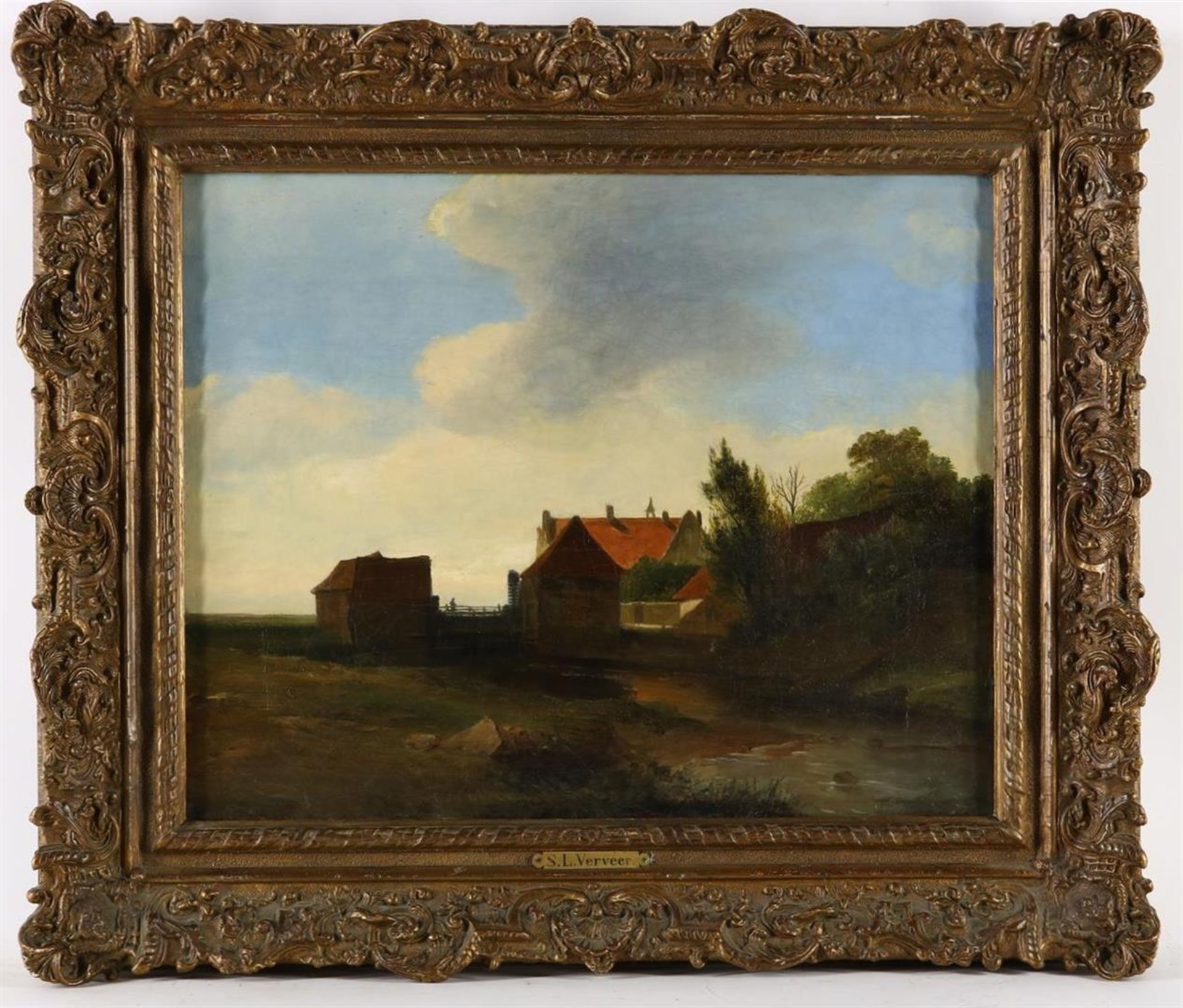 Possibly Verveer, Salomon, Dutch landscape - Bild 2 aus 4