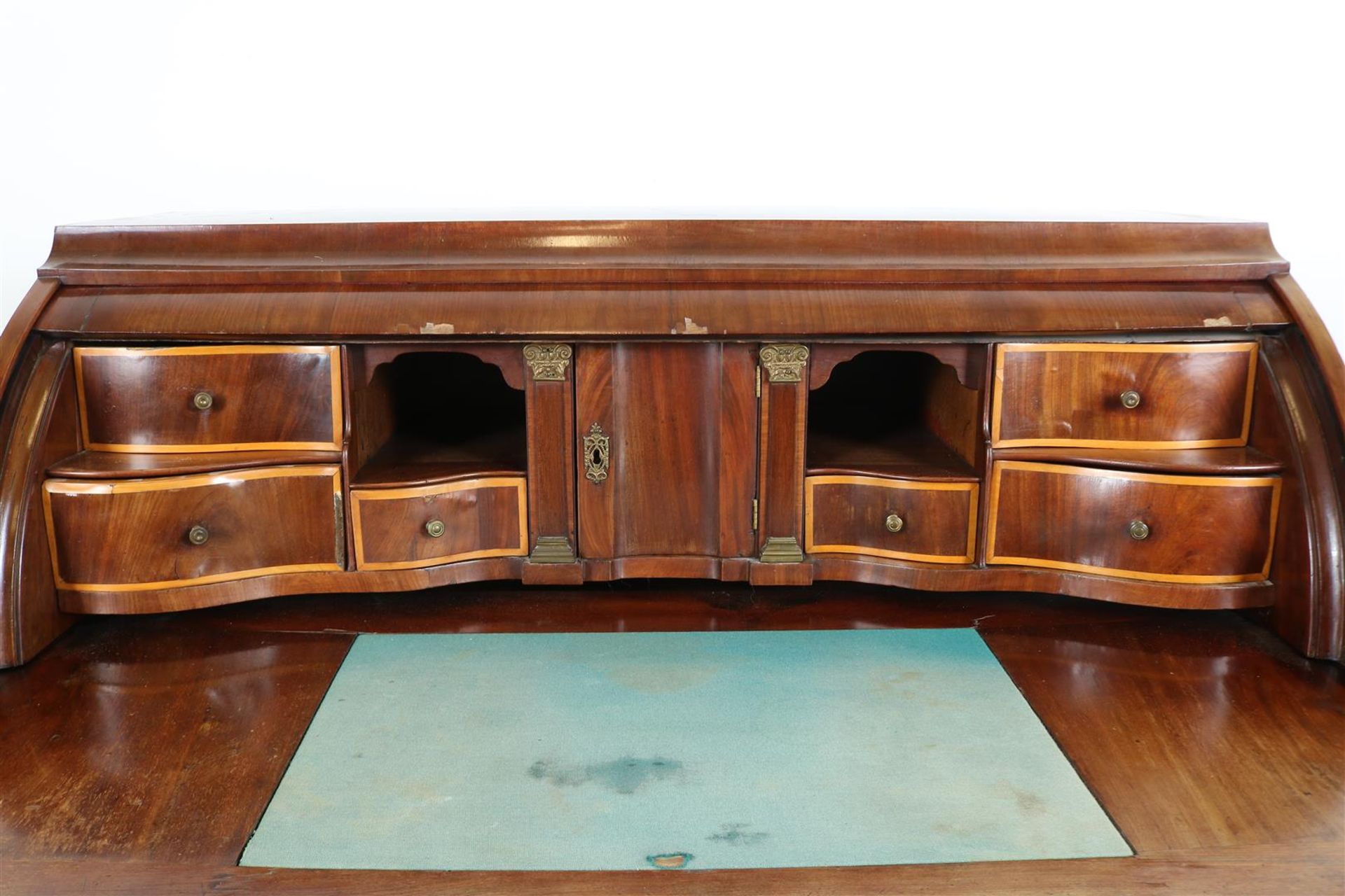 Mahogany Louis XVI cylinder desk  - Bild 3 aus 8