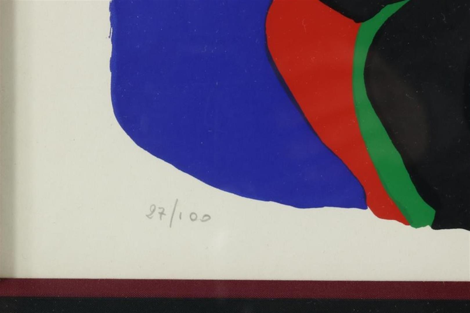 Anton Rooskens (1906-1976) 'Birds', signed lower right and dated '73, screen print 27/100.67 x 48 - Image 4 of 5