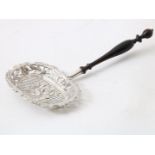 Silver wet fruit scoop