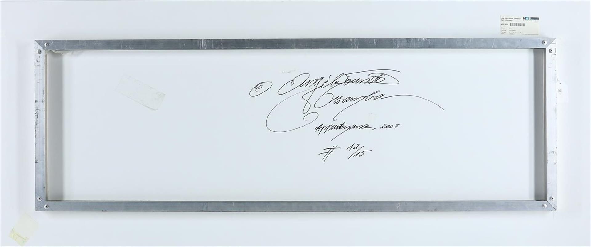 Angèle Etoundi Essamba (1962-) 'Appartenance', verso signed and dated 2007, photo on dibond 12/15, - Image 2 of 4