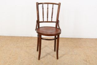 Wooden Thonet-style chair, possibly Austria, 1920s