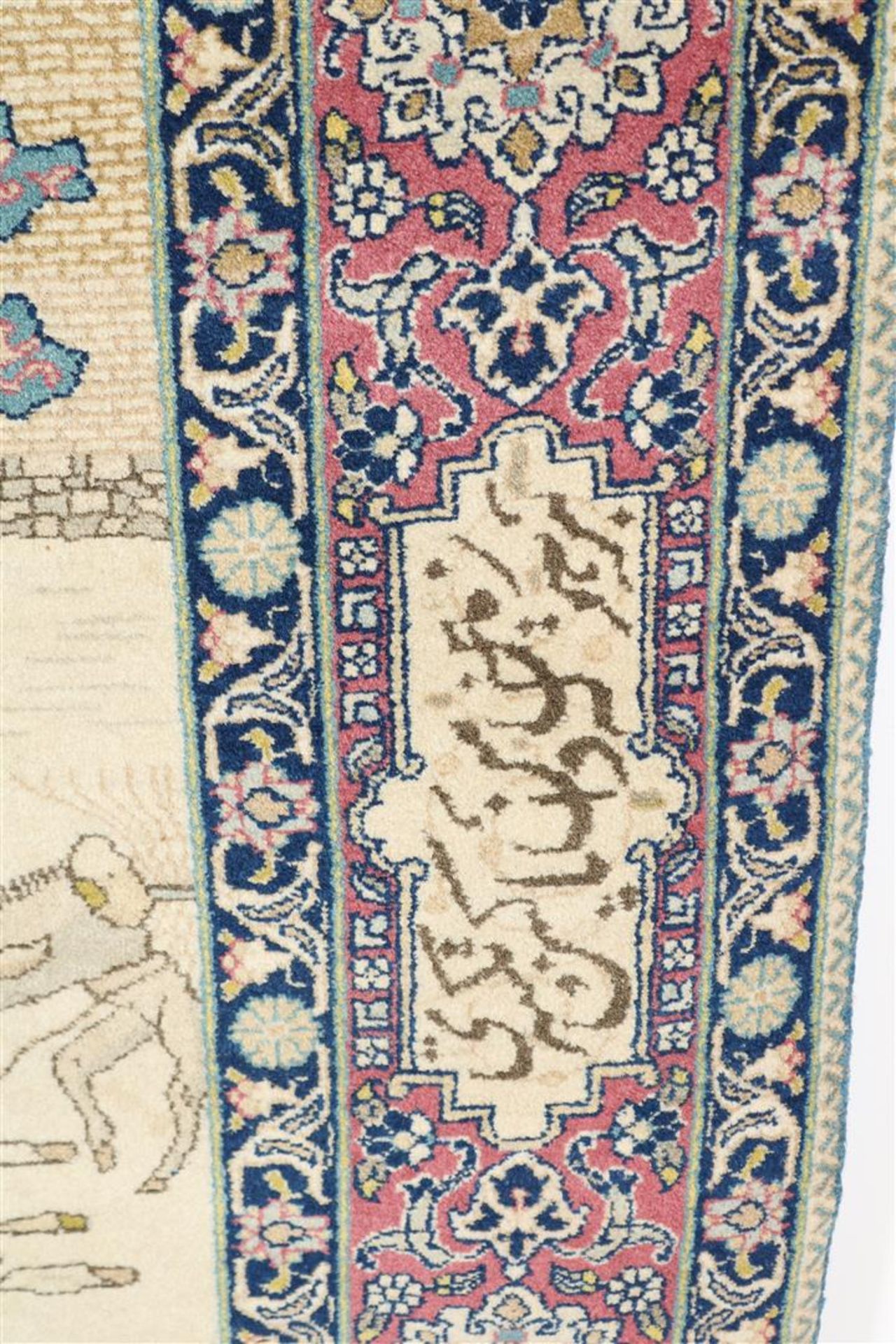 Wool and cotton tapestry, Tabriz, approx. 1910/20 - Bild 7 aus 14