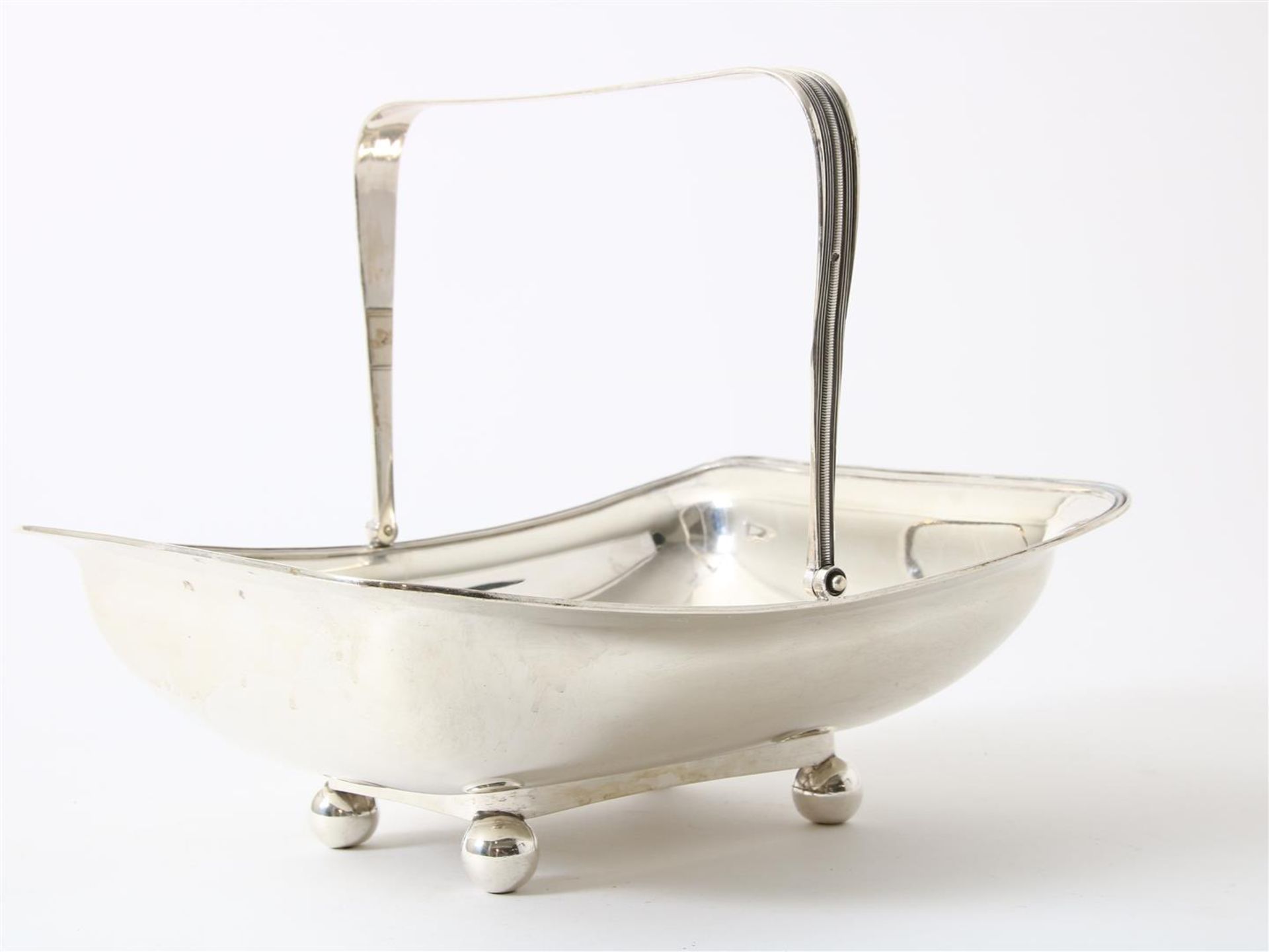 Silver cream puff basket, 1830 - Bild 2 aus 4