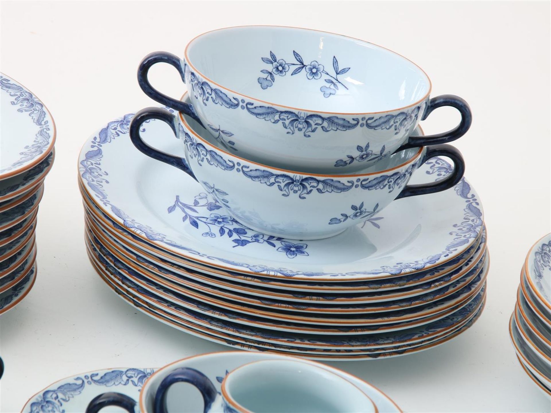 35 porcelain tableware pieces, Rorstrand East Indies - Bild 6 aus 7