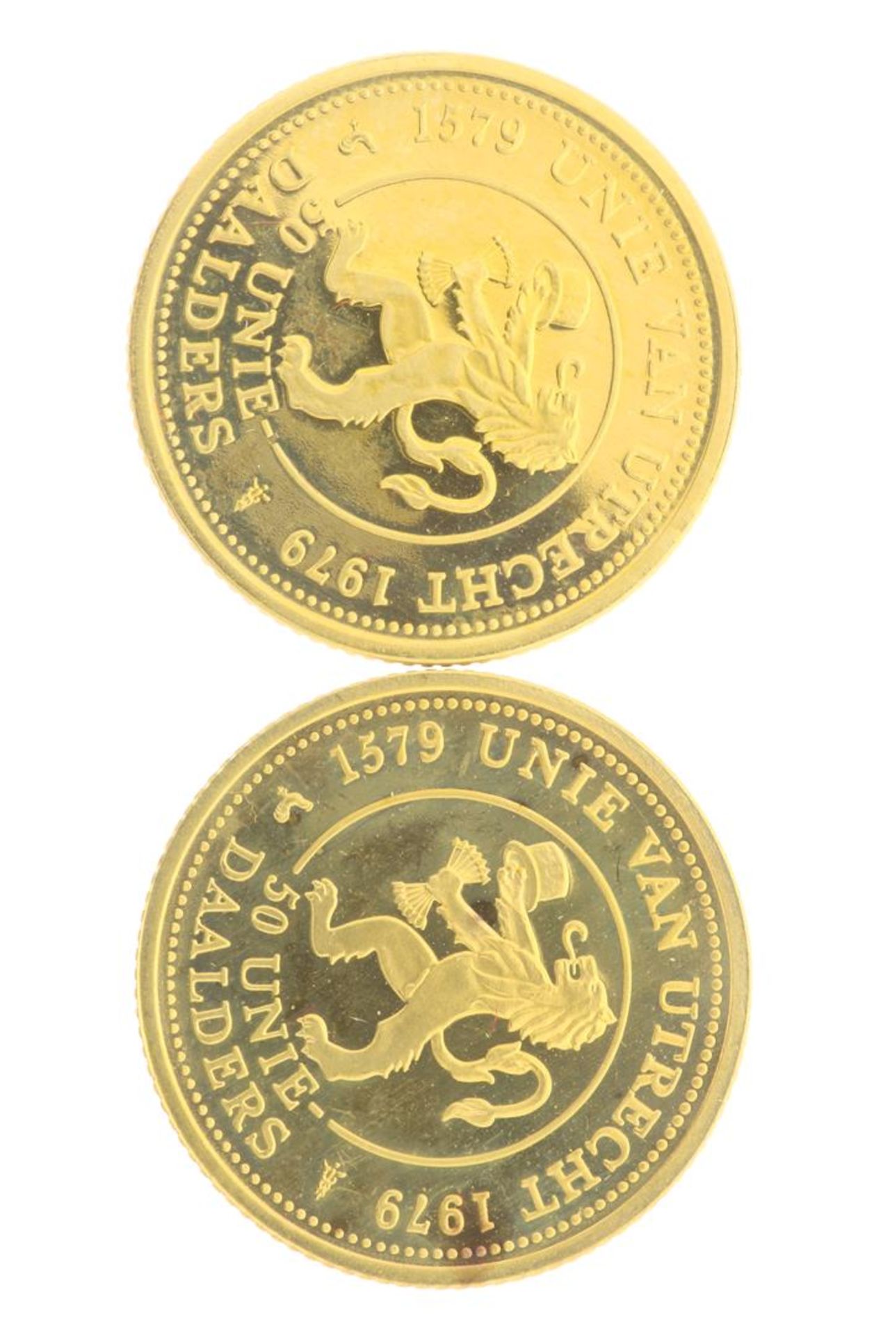 2 gold 50 union thalers 1979