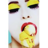 "Icecream", verso with sticker COBRA art company, with the name of the photographer Harley and